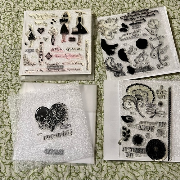 Close to my Heart Sping Stamp Collection Set of 4 - Picture 9 of 10